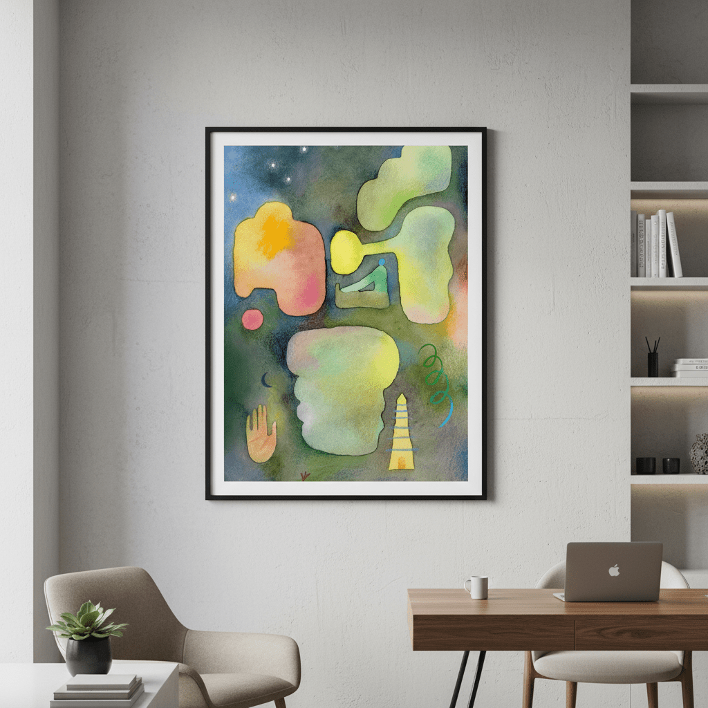Visual Flow by Wensi Zhai wall - art - picture - poster