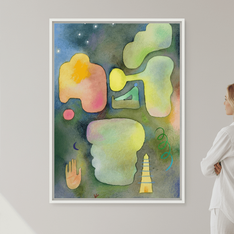Visual Flow by Wensi Zhai wall - art - picture - poster