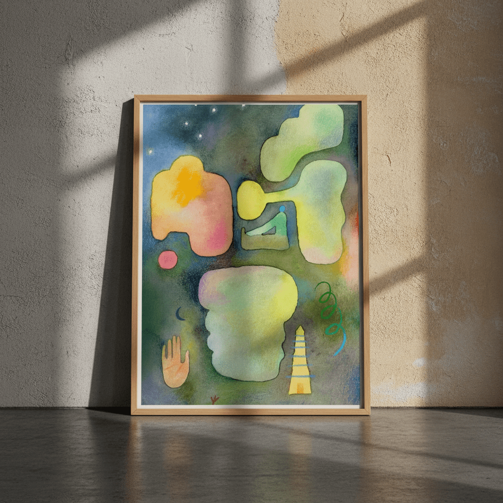 Visual Flow by Wensi Zhai wall - art - picture - poster