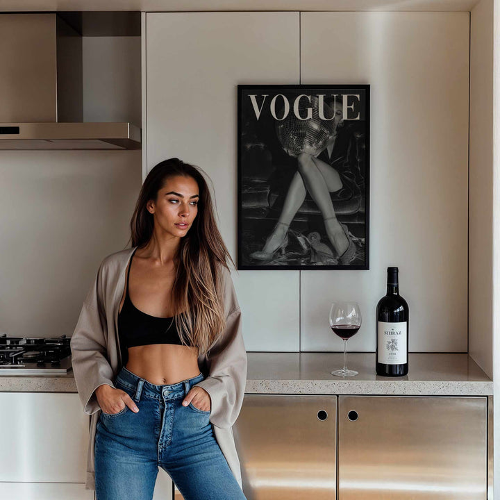 Vogue Disco Heels Photograph Wall Art wall - art - picture - poster