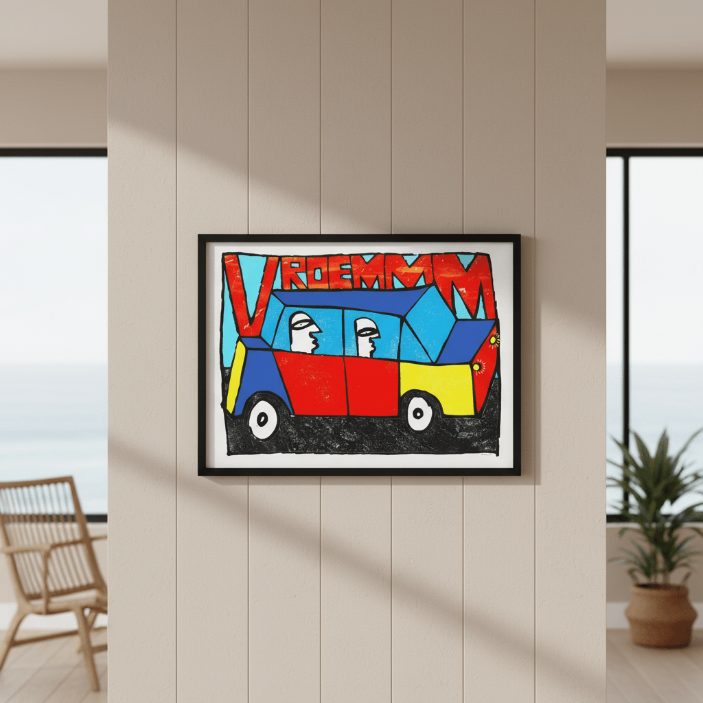 Vroemmm by Sven Reubens wall - art - picture - poster