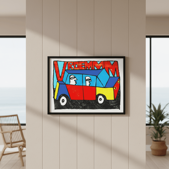 Vroemmm by Sven Reubens wall - art - picture - poster