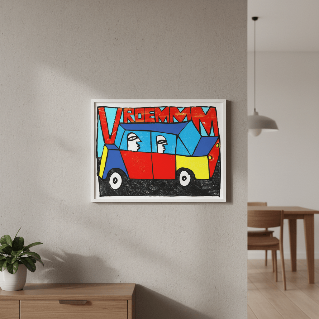 Vroemmm by Sven Reubens wall - art - picture - poster