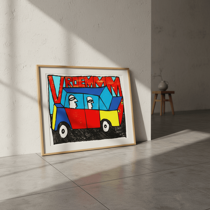 Vroemmm by Sven Reubens wall - art - picture - poster