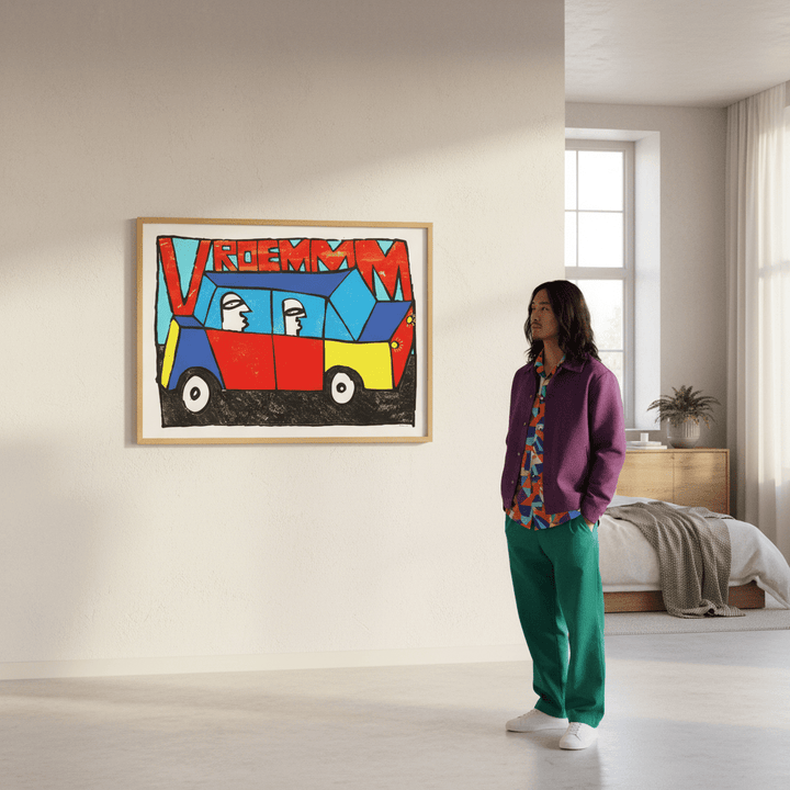 Vroemmm by Sven Reubens wall - art - picture - poster