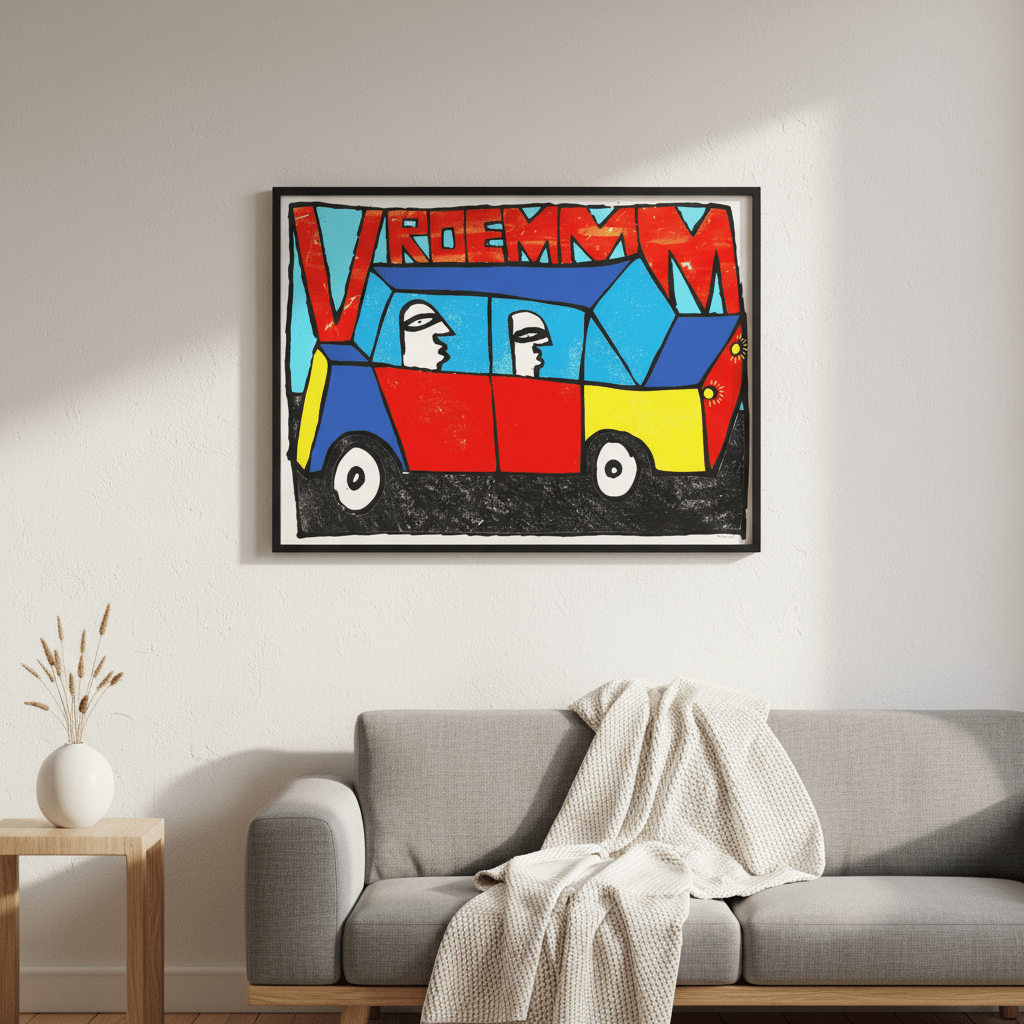Vroemmm by Sven Reubens wall - art - picture - poster