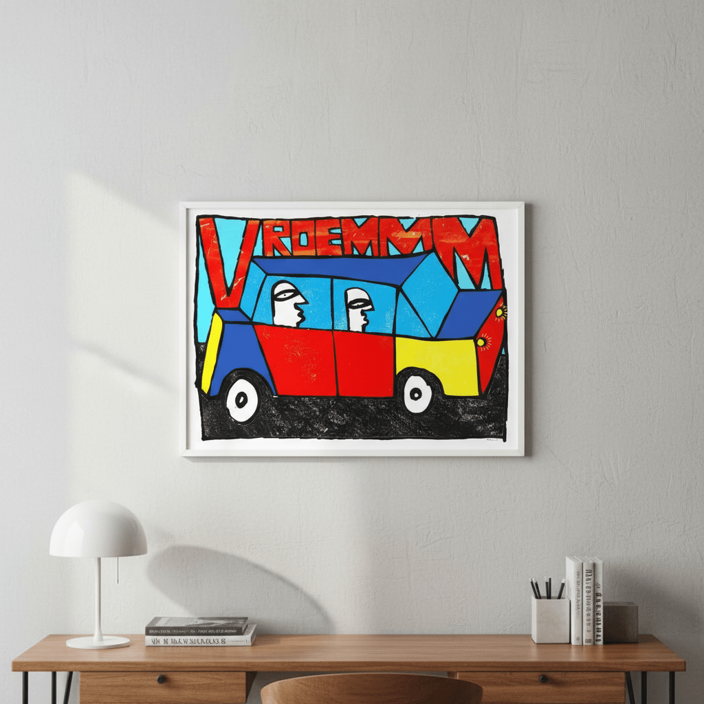 Vroemmm by Sven Reubens wall - art - picture - poster