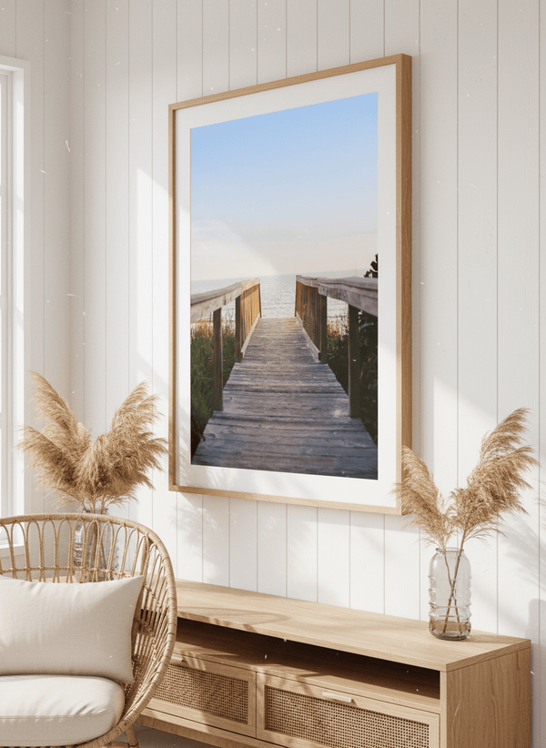 Walk On The Beach By Bethany Young | Art & Canvas Print