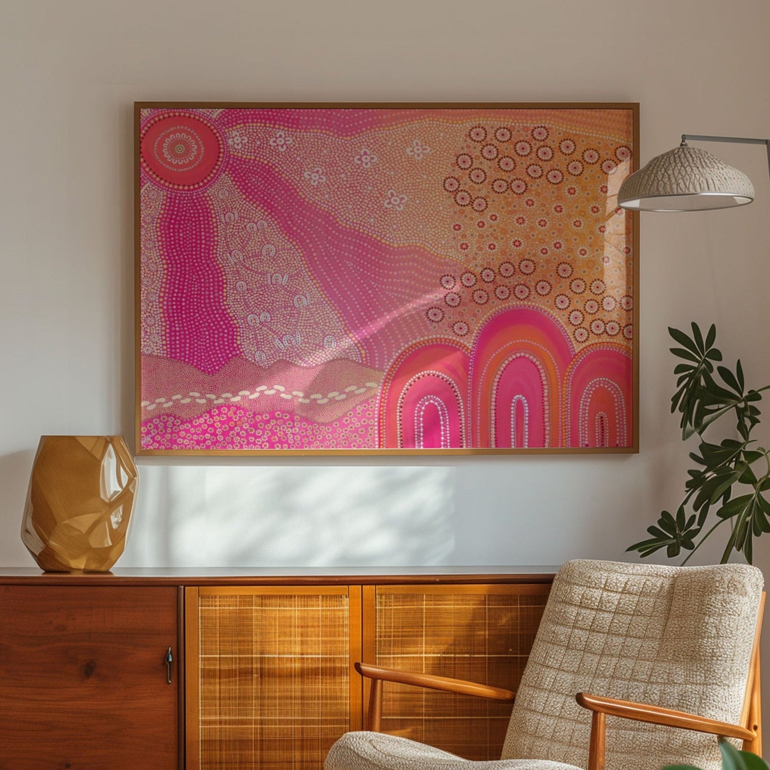 Walk Together by Domica Hill,livingroom,timber border