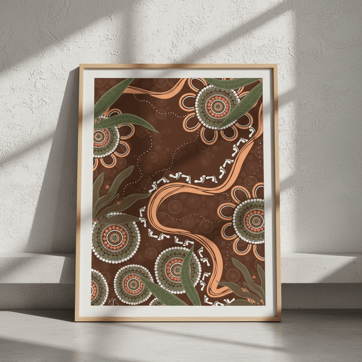 Walkabout by Kirralee Costelloe wall - art - picture - poster