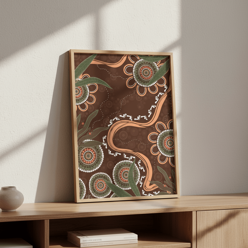 Walkabout by Kirralee Costelloe wall - art - picture - poster