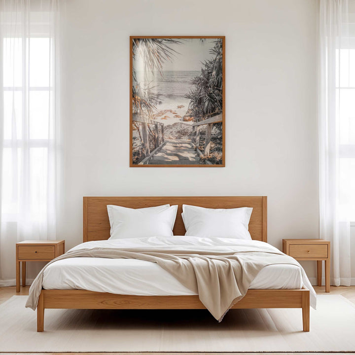 Wategos Beach Stairway Coastal Photograph wall - art - picture - poster
