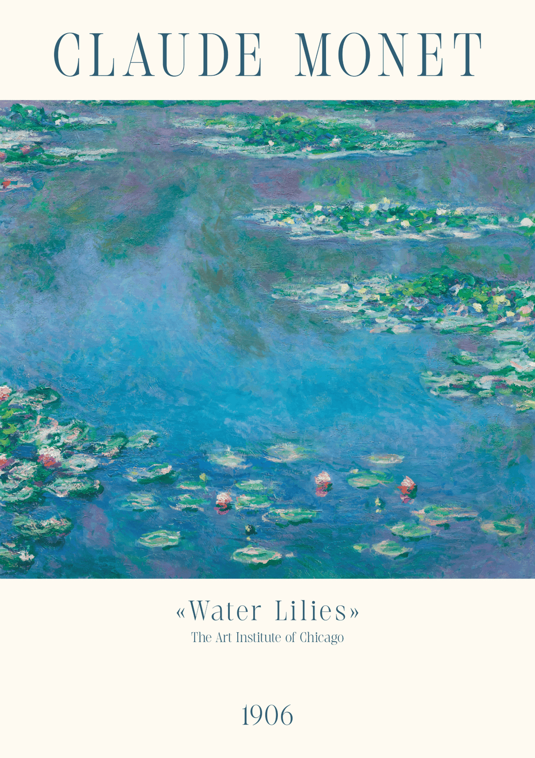 Water Lillies by Claude Monet,frame
