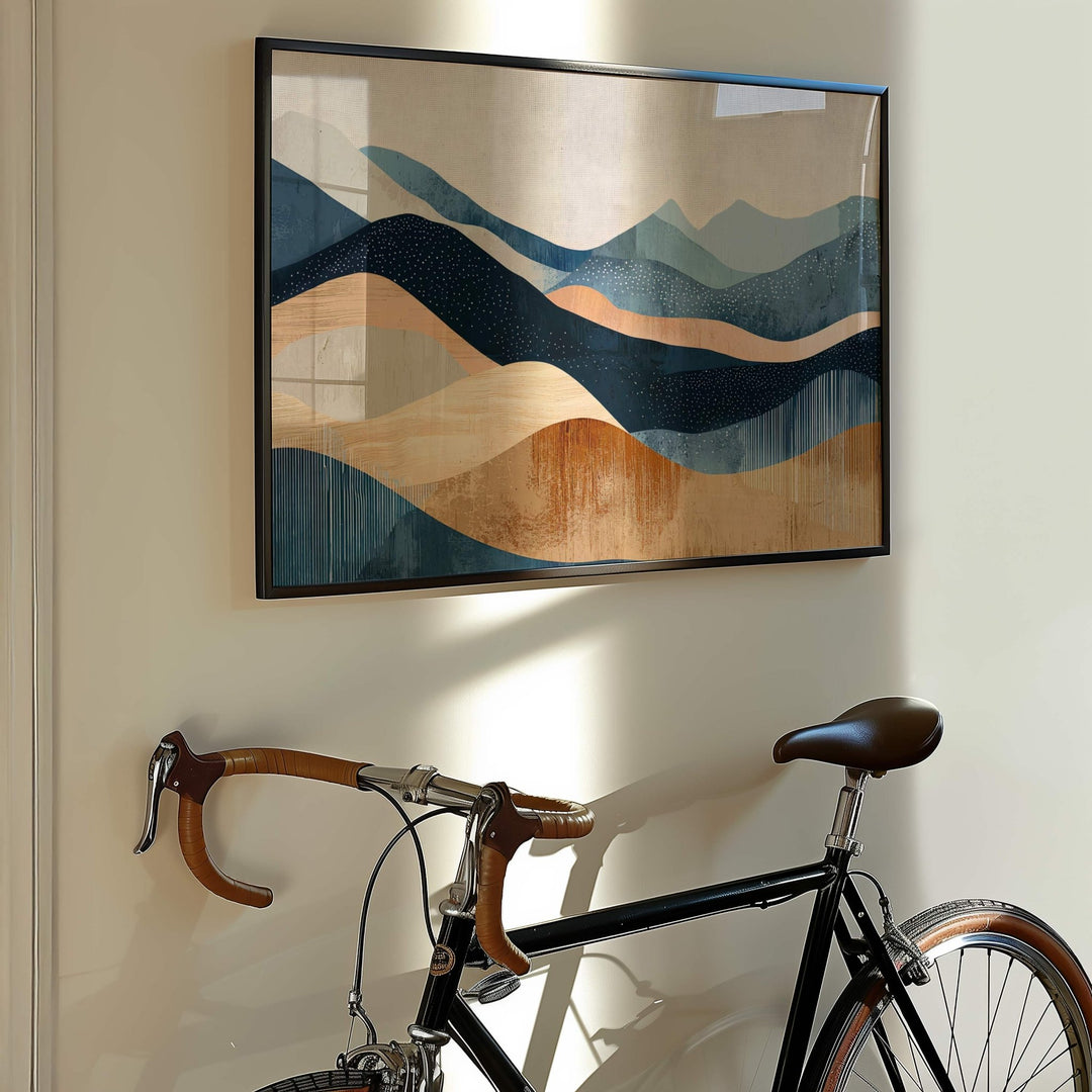 Waves of Earth Abstract Artwork wall - art - picture - poster