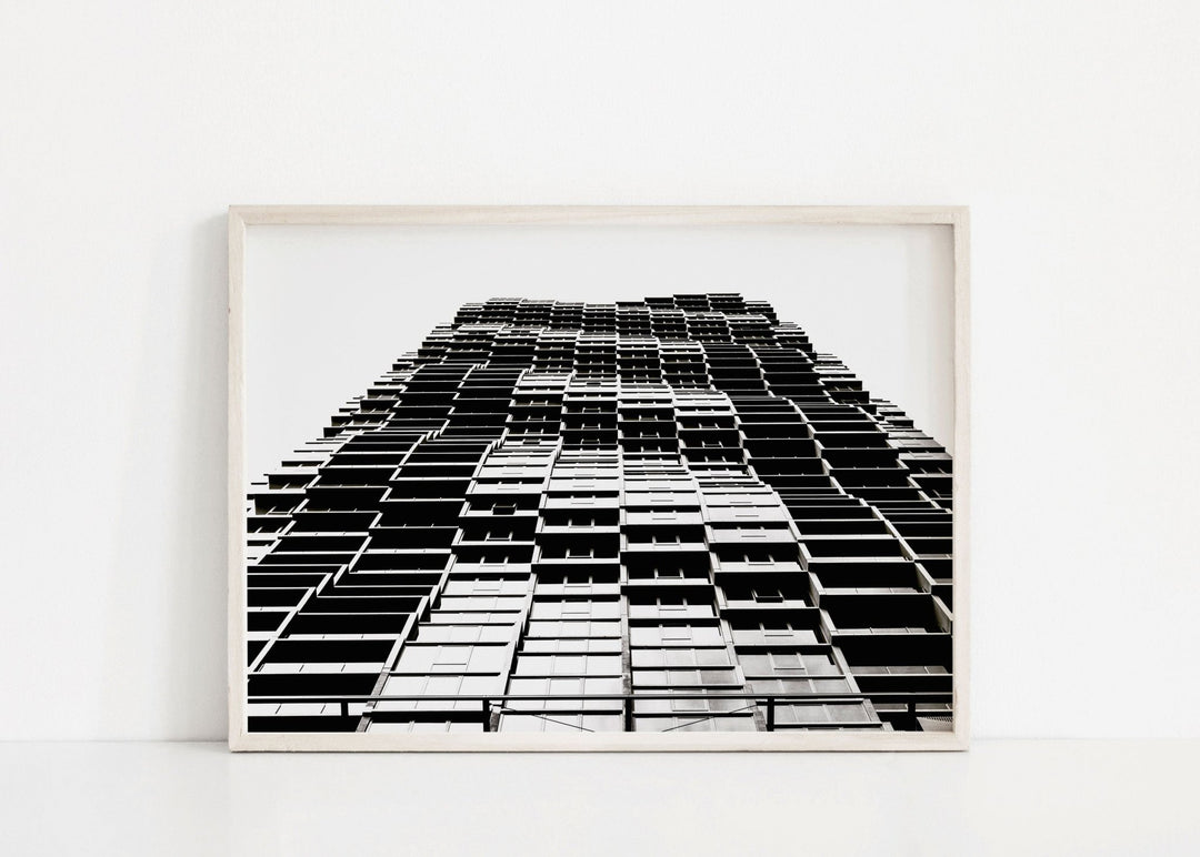 Wavy Building by Nicole Hunter wall - art - picture - poster