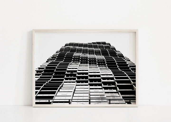 Wavy Building by Nicole Hunter wall - art - picture - poster