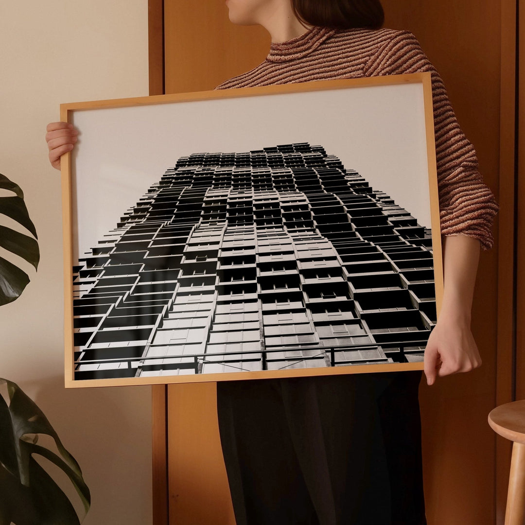 Wavy Building by Nicole Hunter wall - art - picture - poster