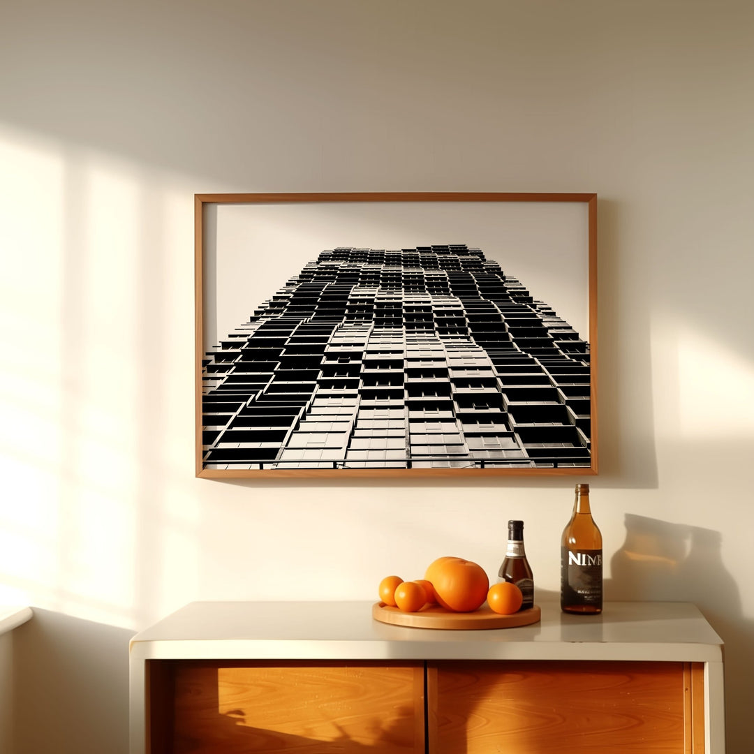 Wavy Building by Nicole Hunter wall - art - picture - poster