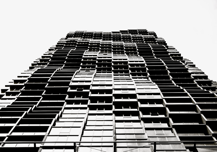 Wavy Building by Nicole Hunter frame