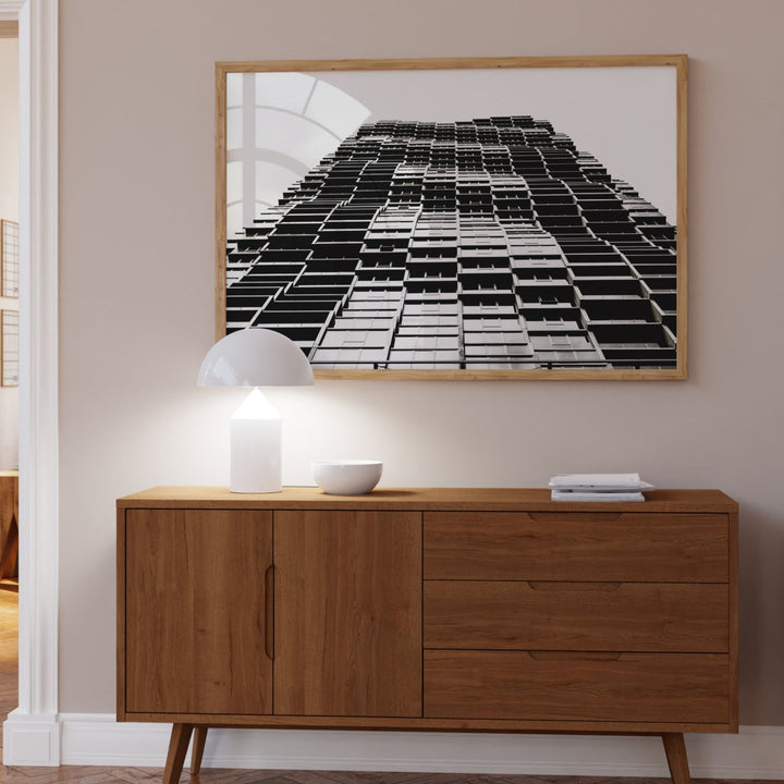 Wavy Building by Nicole Hunter wall - art - picture - poster