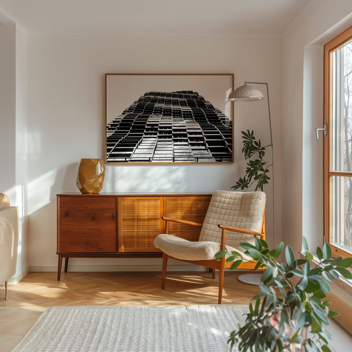 Wavy Building by Nicole Hunter wall - art - picture - poster