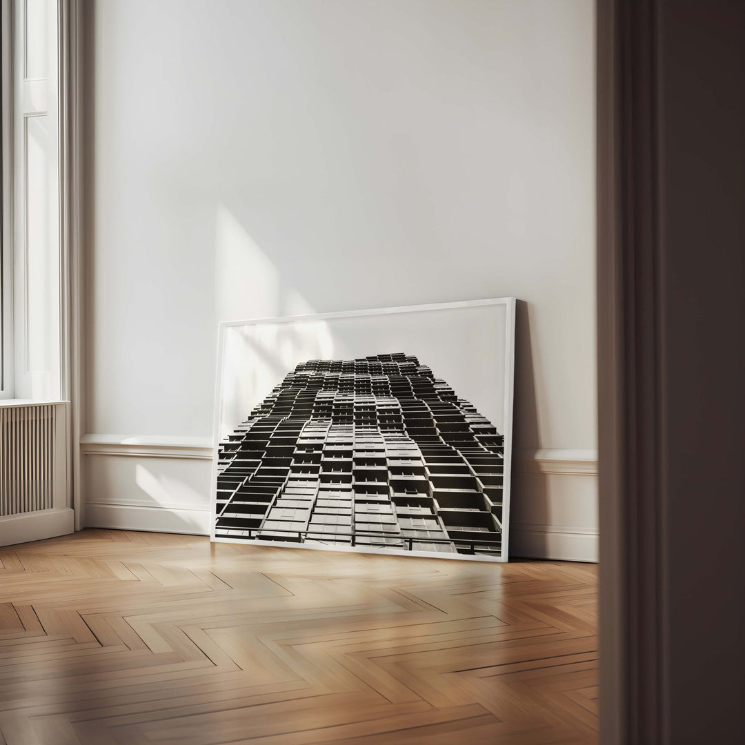 Wavy Building by Nicole Hunter wall - art - picture - poster