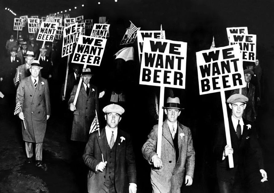 We Want Beer Vintage Prohibition Wall Art Photo Landscape