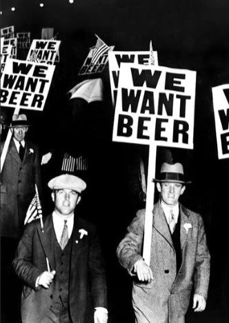 We Want Beer Vintage Prohibition Wall Art Photo Portrait