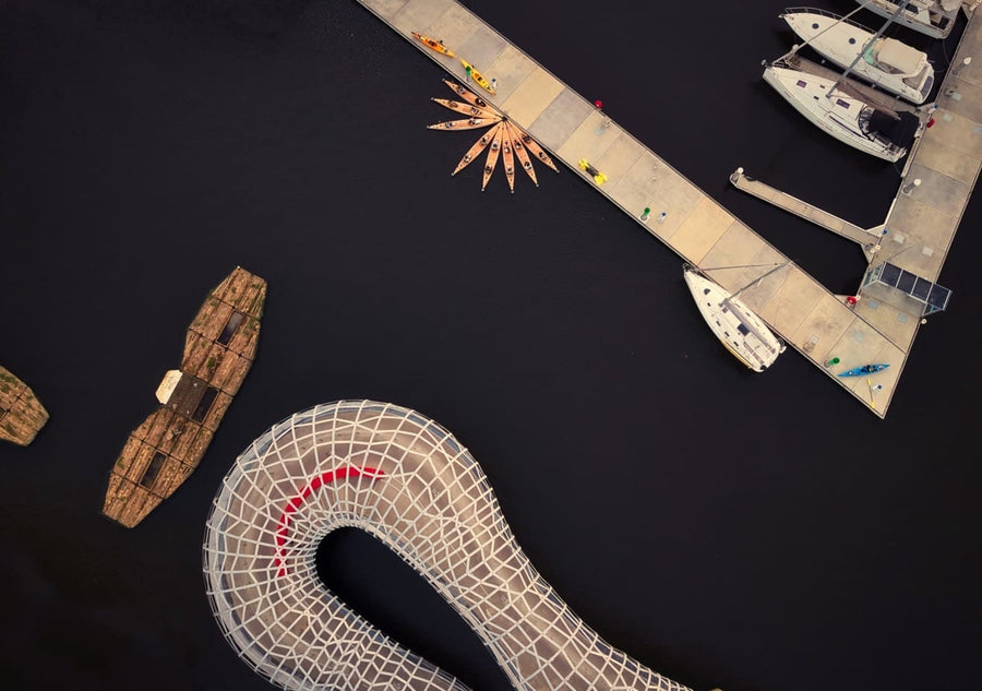Web Bridge With Kayak, Southbank By L10