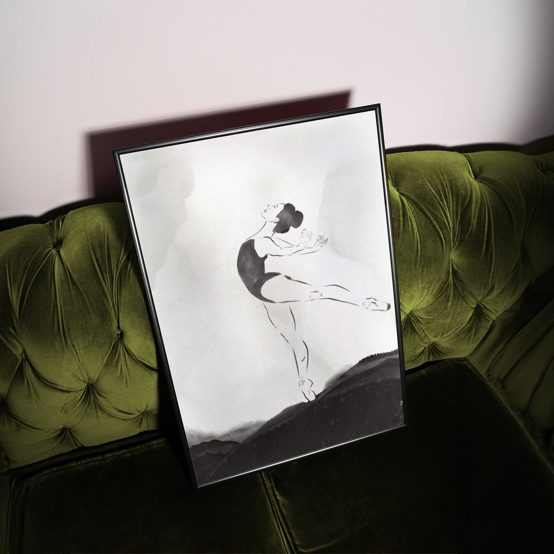 Weightless Grace Watercolour Print wall - art - picture - poster