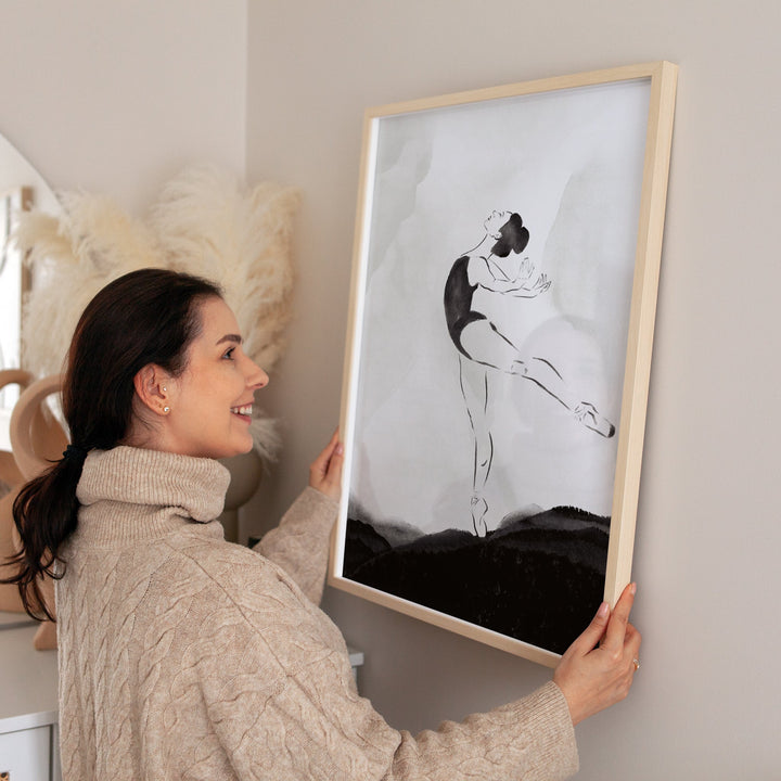 Weightless Grace Watercolour Print wall - art - picture - poster