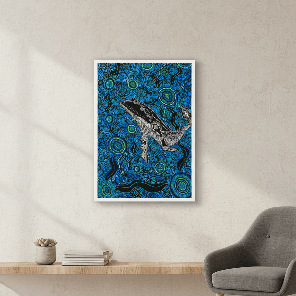 Whale Spirit by Emma Rigney wall - art - picture - poster