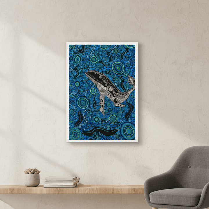 Whale Spirit by Emma Rigney wall - art - picture - poster