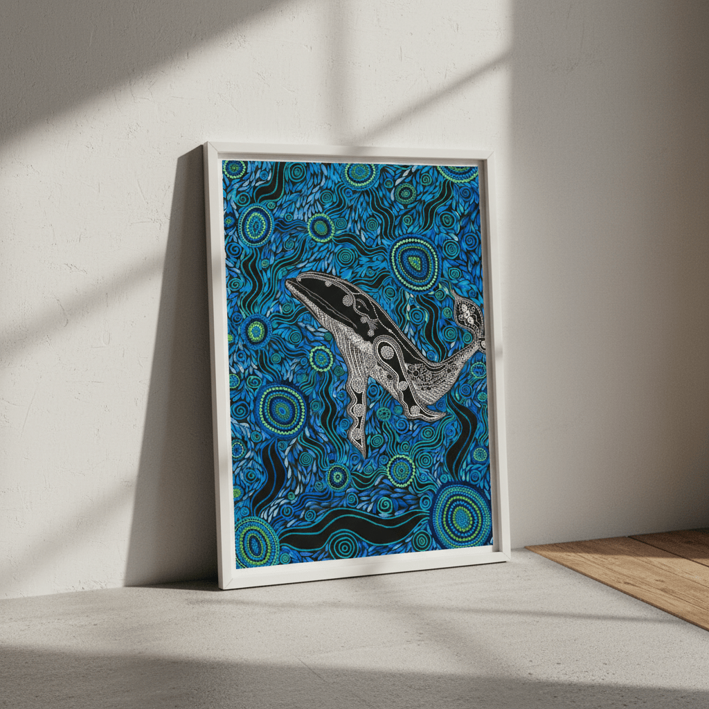 Whale Spirit by Emma Rigney wall - art - picture - poster