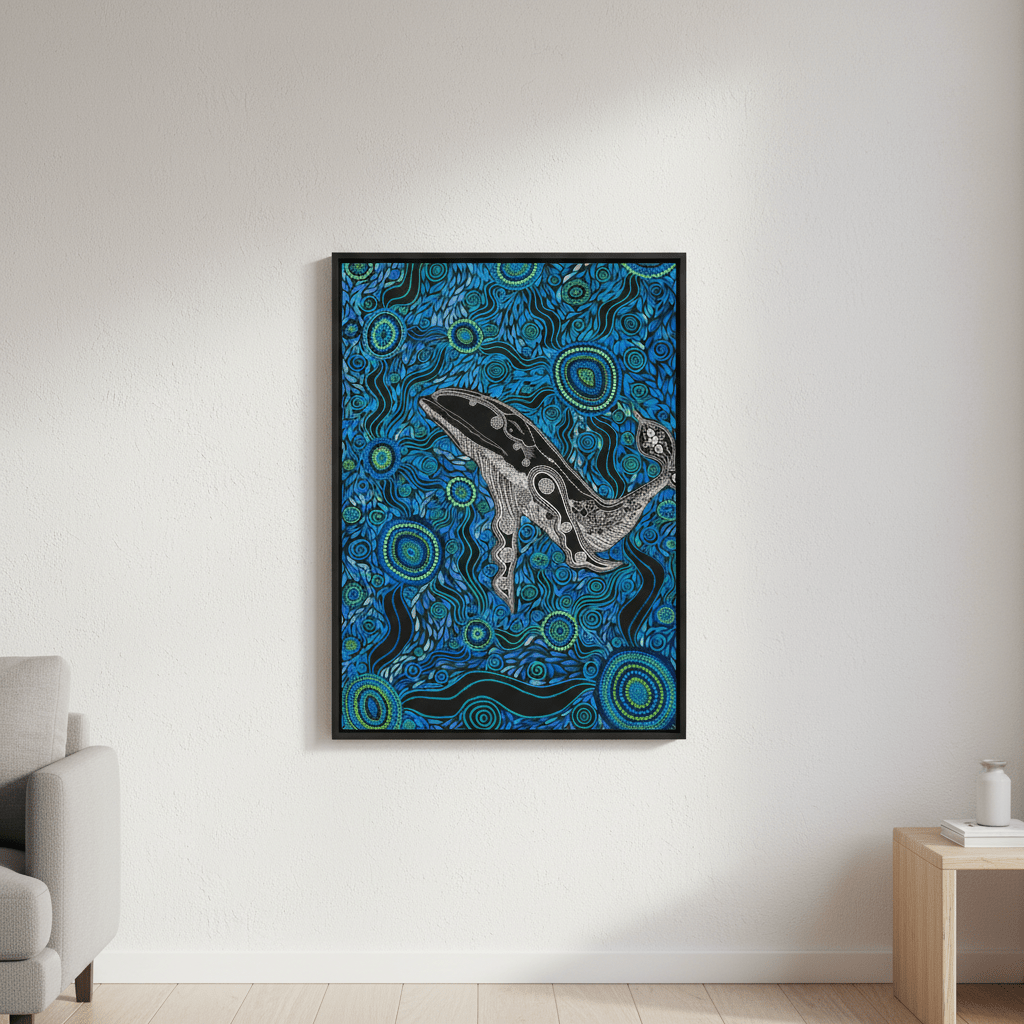 Whale Spirit by Emma Rigney wall - art - picture - poster