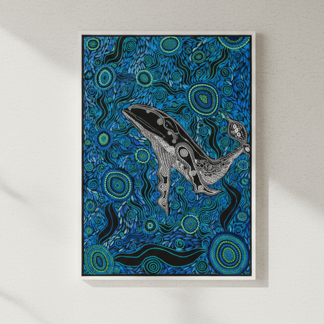 Whale Spirit by Emma Rigney wall - art - picture - poster