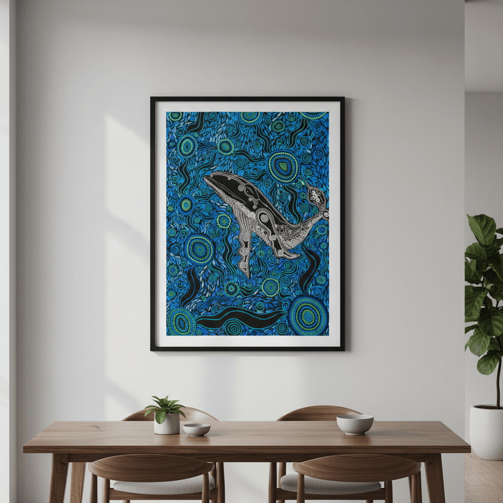 Whale Spirit Original by Emma Rigney wall - art - picture - poster