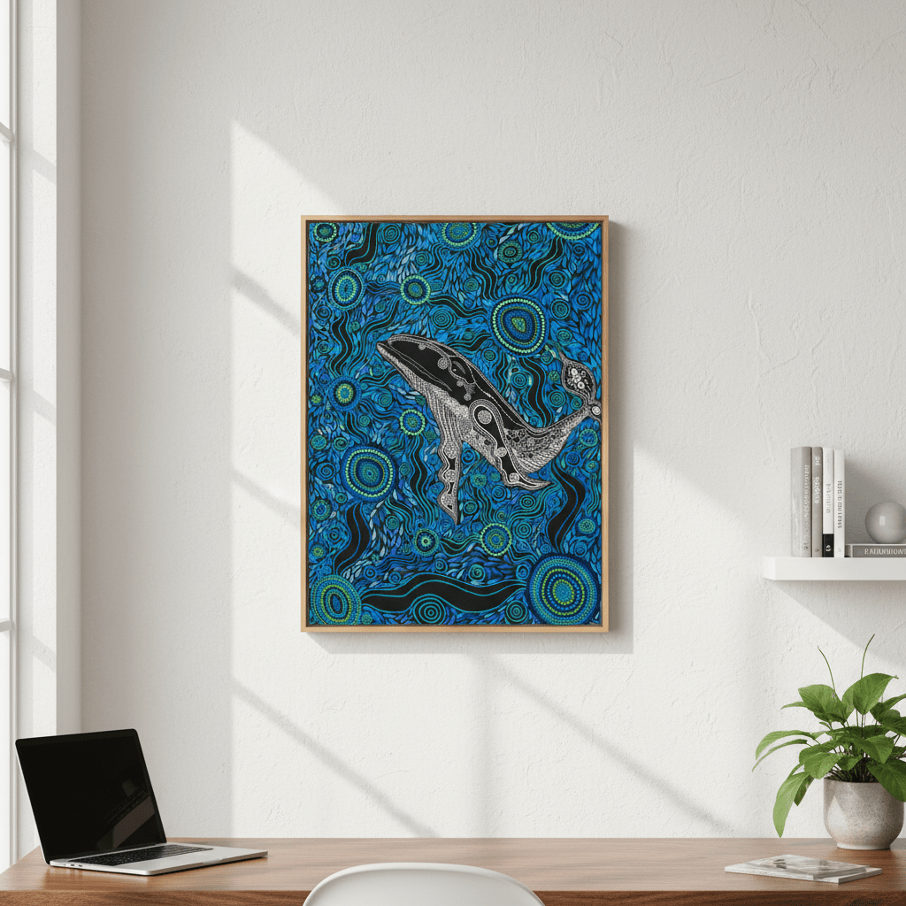 Whale Spirit Original by Emma Rigney wall - art - picture - poster
