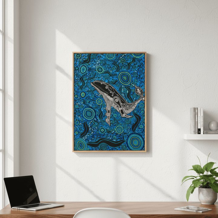 Whale Spirit Original by Emma Rigney wall - art - picture - poster