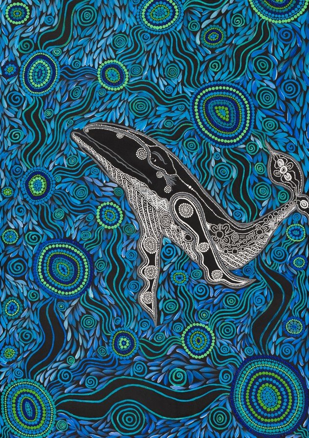 Whale Spirit Original by Emma Rigney