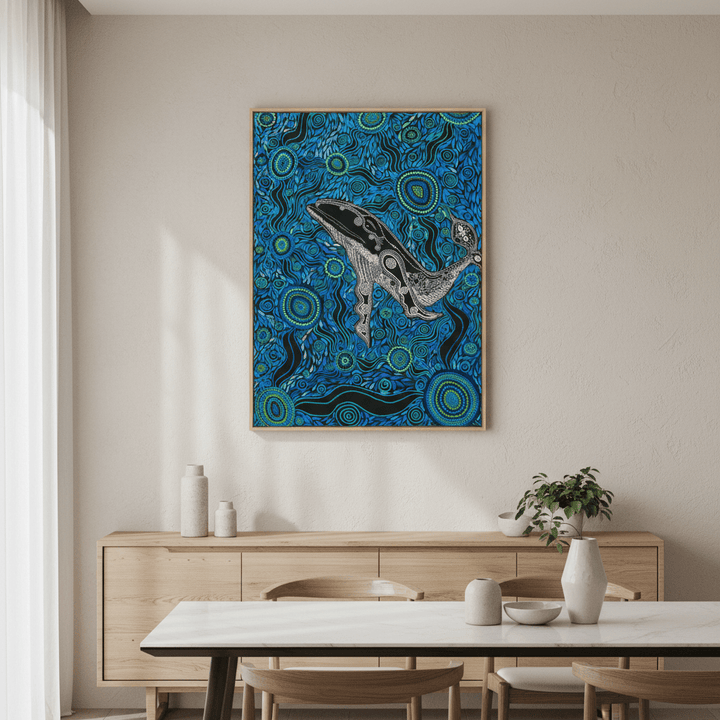 Whale Spirit Original by Emma Rigney wall - art - picture - poster