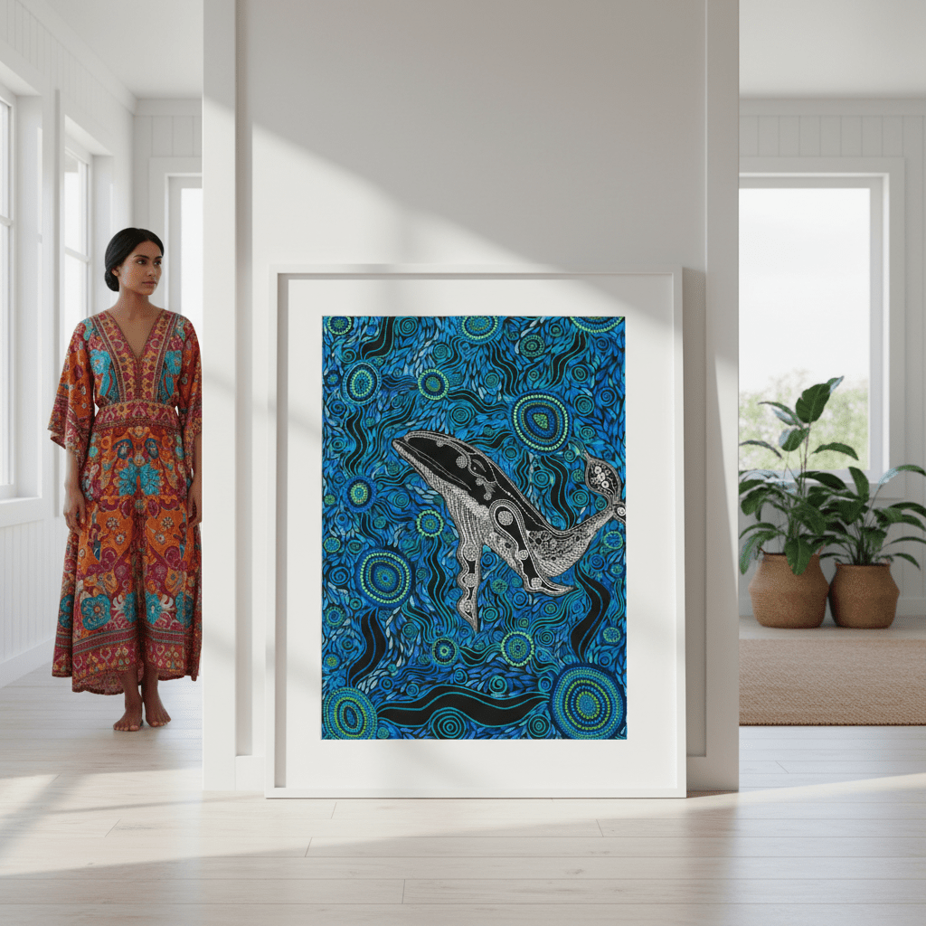 Whale Spirit Original by Emma Rigney wall - art - picture - poster