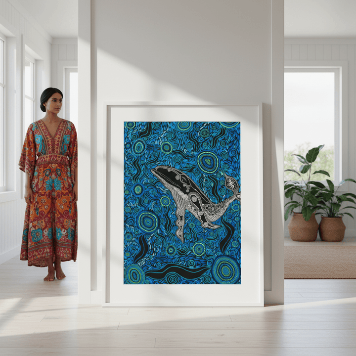 Whale Spirit Original by Emma Rigney wall - art - picture - poster