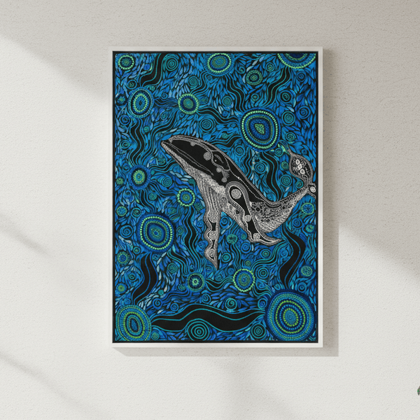 Whale Spirit Original by Emma Rigney