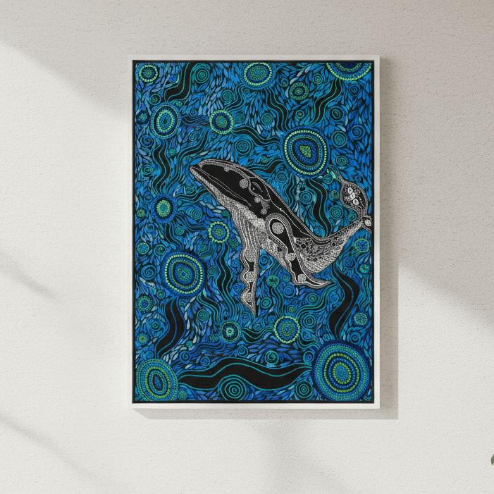 Whale Spirit Original by Emma Rigney wall - art - picture - poster