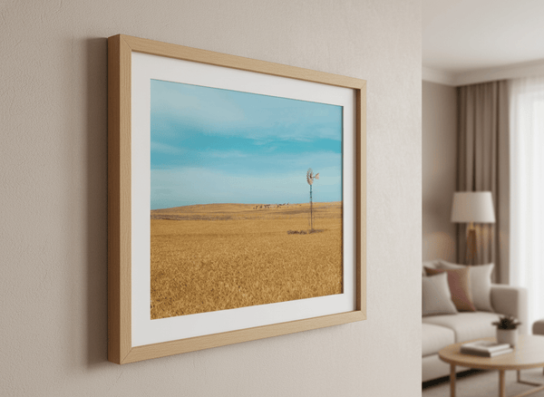 Wheat Field Windmill By Steve Scott