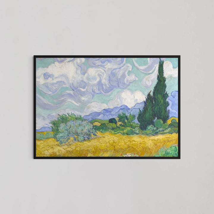 Wheat Field with Cypresses Wall Art By Vincent van Gogh - Style My Wall
