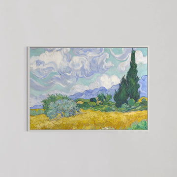 Wheat Field with Cypresses Wall Art By Vincent van Gogh - Style My Wall