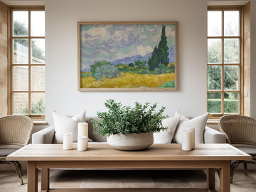 Wheat Field with Cypresses Wall Art By Vincent van Gogh - Style My Wall