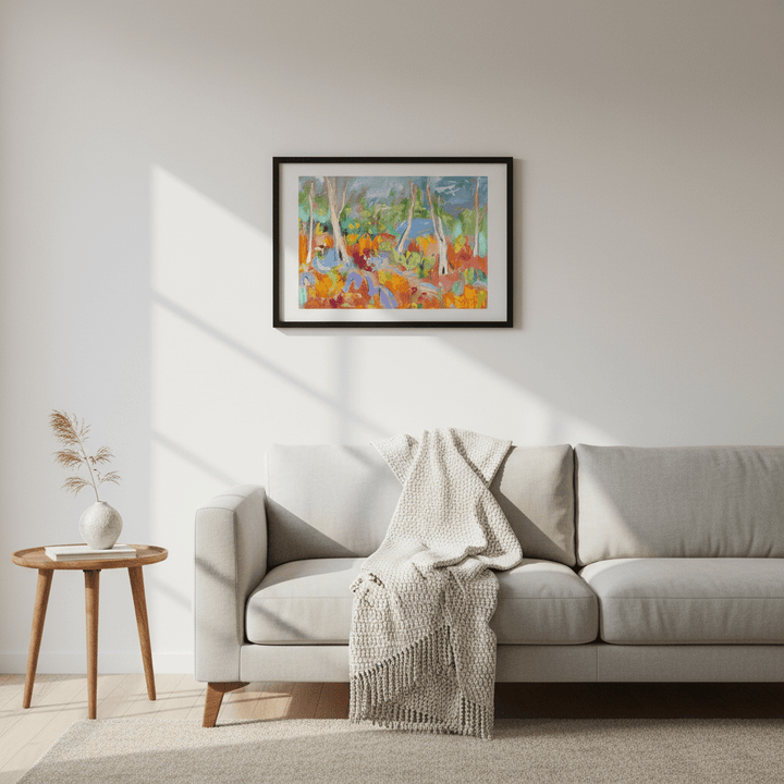 Where the Birches Dance by Angela Hawkey wall - art - picture - poster